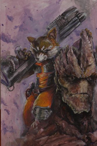 Rocket and Groot